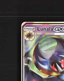 Lunala GX SM103 Sun & Moon Black Star Promo Holo Pokemon Card MP - Image 3