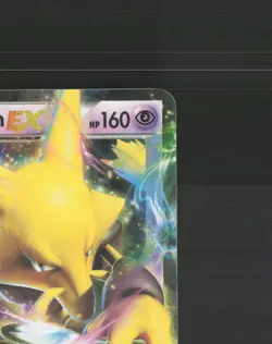 Alakazam EX 25/124 Fates Collide Ultra Rare Holo Pokemon Card LP - Image 4