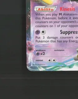 Alakazam EX 25/124 Fates Collide Ultra Rare Holo Pokemon Card LP - Image 5