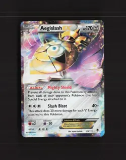 Aegislash EX 65/119 Phantom Forces Ultra Rare Holo Pokemon Card LP - Image 1