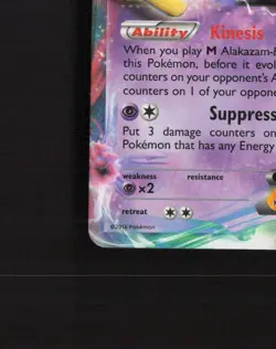 Alakazam EX 25/124 Fates Collide Ultra Rare Holo Pokemon Card LP+ - Image 5
