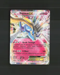 Xerneas EX XY149 XY Black Star Promo Holo Pokemon Card LP+ - Image 1