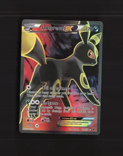 Umbreon EX 119/124 Fates Collide Full Art Ultra Rare Holo Pokemon Card MP - Image 1