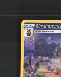 Kricketune GG02/GG70 Crown Zenith Full Art Ultra Rare Holo Pokemon Card LP - Image 3