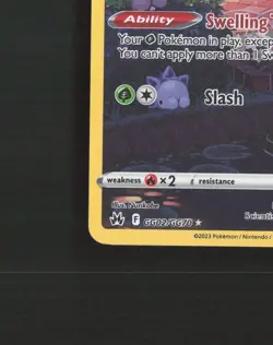 Kricketune GG02/GG70 Crown Zenith Full Art Ultra Rare Holo Pokemon Card LP - Image 5
