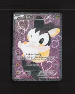 Emolga RC23/RC25 Legendary Treasures Full Art Ultra Rare Holo Pokemon Card DMG - Image 1