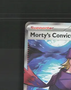 Morty's Conviction 201/162 Temporal Forces Full Art Ultra Rare Pokemon Card NM - Image 3