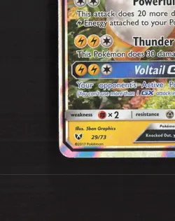 Raichu GX 29/73 Shining Legends Ultra Rare Holo Pokemon Card DMG - Image 5