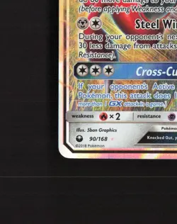 Scizor GX 90/168 Celestial Storm Ultra Rare Holo Pokemon Card NM - Image 5