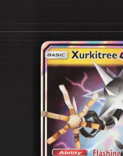 Xurkitree GX SM68 Sun & Moon Black Star Promo Holo Pokemon Card DMG - Image 3