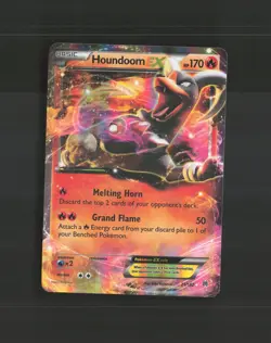 Houndoom EX 21/162 Breakthrough Ultra Rare Holo Pokemon Card LP+ - Image 1