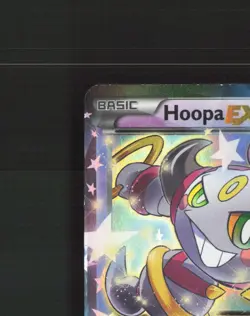 Hoopa EX XY85 XY Black Star Promo Holo Pokemon Card DMG - Image 3