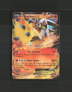 Blaziken EX XY54 XY Black Star Promo Holo Pokemon Card LP+ - Image 1