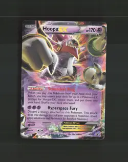 Hoopa EX XY71 XY Black Star Promo Holo Pokemon Card NM - Image 1