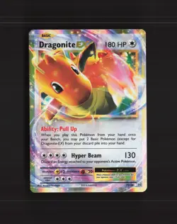 Dragonite EX 72/108 Evolutions Ultra Rare Holo Pokemon Card LP - Image 1