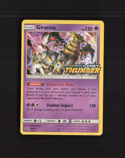 Giratina SM151 Sun & Moon Black Star Promo Holo Pokemon Card LP+ - Image 1