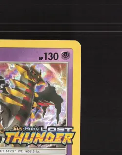 Giratina SM151 Sun & Moon Black Star Promo Holo Pokemon Card LP+ - Image 4