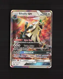 Silvally GX SM91 Sun & Moon Black Star Promo Holo Pokemon Card MP - Image 1