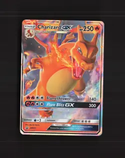 Charizard GX SM211 Sun & Moon Black Star Promo Holo Pokemon Card NM - Image 1