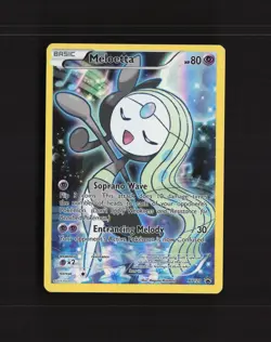 Meloetta XY120 XY Full Art Black Star Promo Holo Pokemon Card LP - Image 1