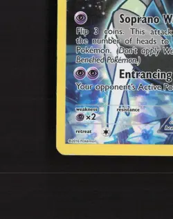 Meloetta XY120 XY Full Art Black Star Promo Holo Pokemon Card LP - Image 5