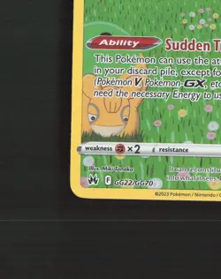 Ditto GG22/GG70 Crown Zenith Full Art Ultra Rare Holo Pokemon Card LP - Image 5