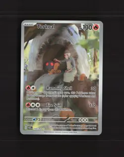 Torkoal 172/167 Twilight Masquerade Full Art Ultra Rare Holo Pokemon Card MP - Image 1