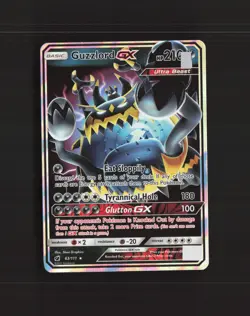 Guzzlord GX 63/111 Crimson Invasion Ultra Rare Holo Pokemon Card LP+ - Image 1