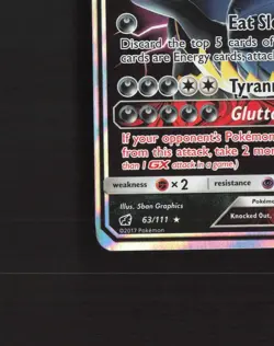 Guzzlord GX 63/111 Crimson Invasion Ultra Rare Holo Pokemon Card LP+ - Image 5