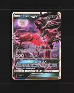 Yveltal GX 79/131 Forbidden Light Ultra Rare Holo Pokemon Card NM - Image 1