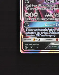 Yveltal GX 79/131 Forbidden Light Ultra Rare Holo Pokemon Card NM - Image 5