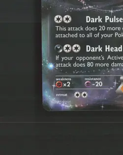 Darkrai EX 74/122 Breakpoint Ultra Rare Holo Pokemon Card LP+ - Image 5