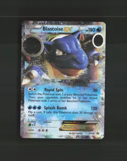 Blastoise EX XY30 XY Black Star Promo Holo Pokemon Card LP+ - Image 1