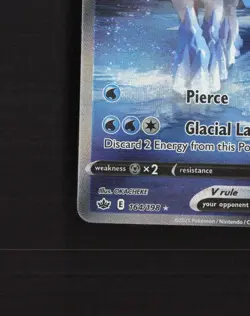 Ice Rider Calyrex V 164/198 Chilling Reign Full Art Ultra Rare Pokemon Card LP - Image 5