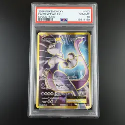 PSA 10 Mewtwo EX 103/108 Pokemon Evolutions Holo Graded Card - Image 1