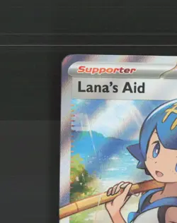 Lana's Aid 207/167 Twilight Masquerade Full Art Ultra Rare Holo Pokemon Card NM - Image 3