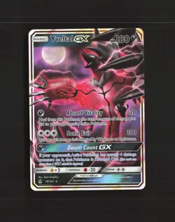 Yveltal GX 79/131 Forbidden Light Ultra Rare Holo Pokemon Card NM - Image 1
