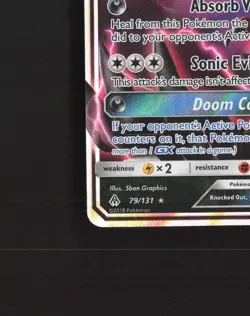 Yveltal GX 79/131 Forbidden Light Ultra Rare Holo Pokemon Card NM - Image 5