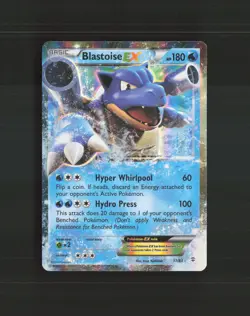 Blastoise EX 17/83 Generations Ultra Rare Holo Pokemon Card LP - Image 1