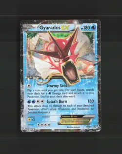 Gyarados EX XY106 XY Black Star Promo Holo Pokemon Card DMG - Image 1