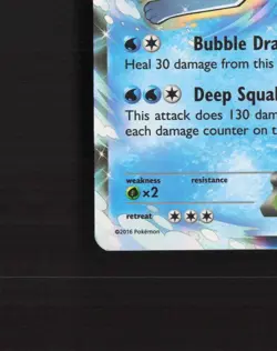 Vaporeon EX 24/83 Generations Ultra Rare Holo Pokemon Card LP+ - Image 5