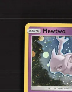 Mewtwo SM77 Sun & Moon Black Star Promo Holo Pokemon Card LP+ - Image 3