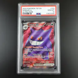 PSA 10 Gengar 193/162 Pokemon Temporal Forces Ultra Rare Graded Card - Image 1