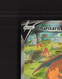 Charizard V SWSH260 Sword & Shield Full Art Black Star Promo Pokemon Card DMG - Image 3