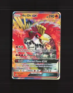Ho Oh GX SM57 Sun & Moon Black Star Promo Holo Pokemon Card MP - Image 1