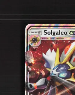Solgaleo GX SM16 Sun & Moon Black Star Promo Holo Pokemon Card MP - Image 3