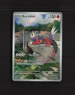 Koraidon SVP 014 Scarlet & Violet Full Art Black Star Promo Holo Pokemon Card NM - Image 1