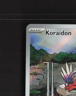 Koraidon SVP 014 Scarlet & Violet Full Art Black Star Promo Holo Pokemon Card NM - Image 3