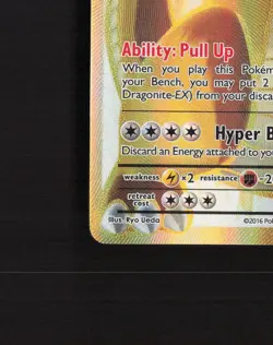 Dragonite EX 106/108 Evolutions Full Art Ultra Rare Holo Pokemon Card MP - Image 5