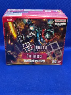 SEALED Gundam Card Game GD02 Dual Impact Booster Box - 24 Booster Packs - Image 1